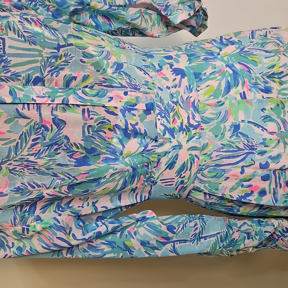 Lilly Pulitzer Floral Print Dress Size 10 - Picture 6 of 7